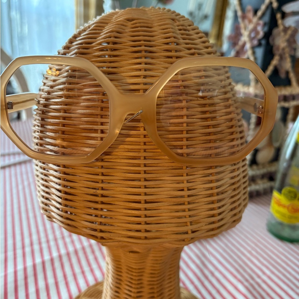 Tsumori Chisato Octagonal Glasses with Polka Dot Case - Picture 12 of 14